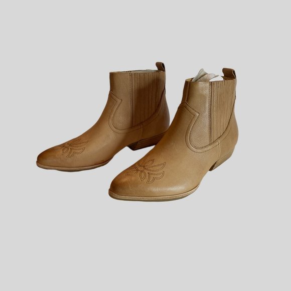 KorkEase Shoes Korkease Brown Prairie Western Pullon Ankle Cowboy